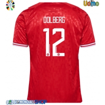 Maglie da calcio Danimarca Kasper Dolberg #12 Prima Maglia Europei 2024 Manica Corta